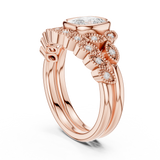 Ladies Ring DDLR-290@7 - Rose Gold - Image
