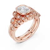 Ladies Ring DDLR-290@7 - Rose Gold - Image