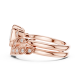 Ladies Ring DDLR-290@7 - Rose Gold - Image