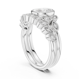 Ladies Ring DDLR-290@7 - White Gold - Image