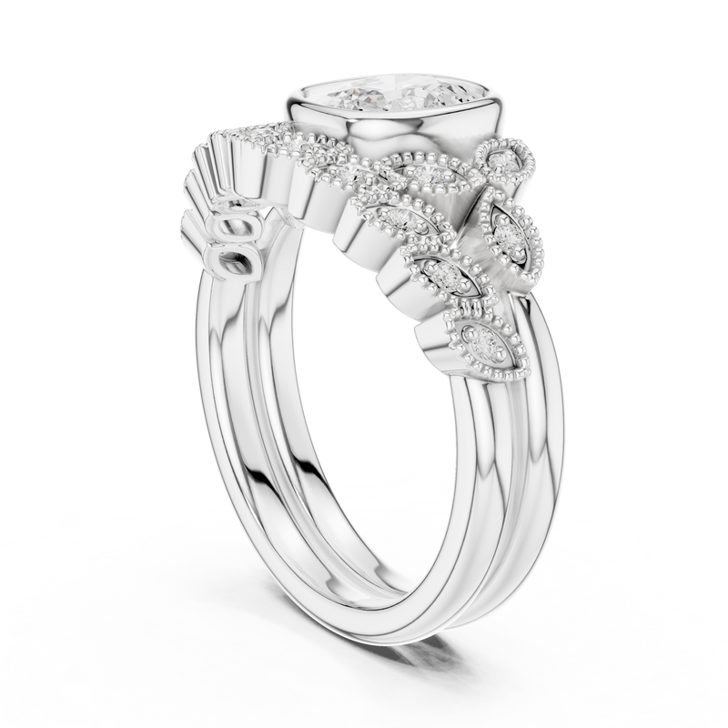Ladies Ring DDLR-290@7 - White Gold - Image