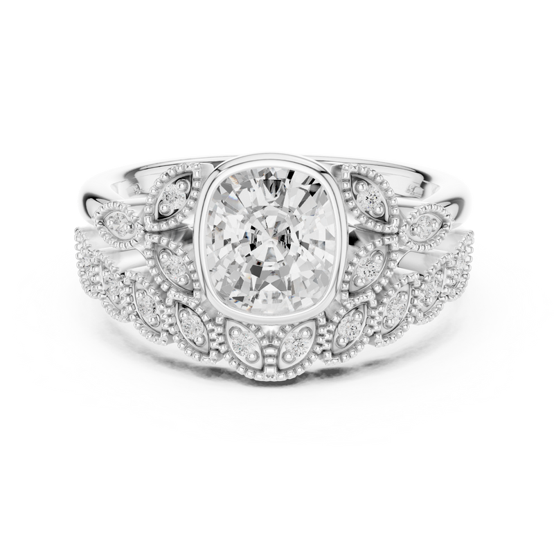 Ladies Ring DDLR-290@7 - White Gold - Image
