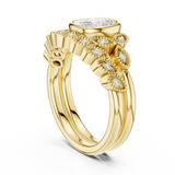Ladies Ring DDLR-290@7 - Yellow Gold - Image