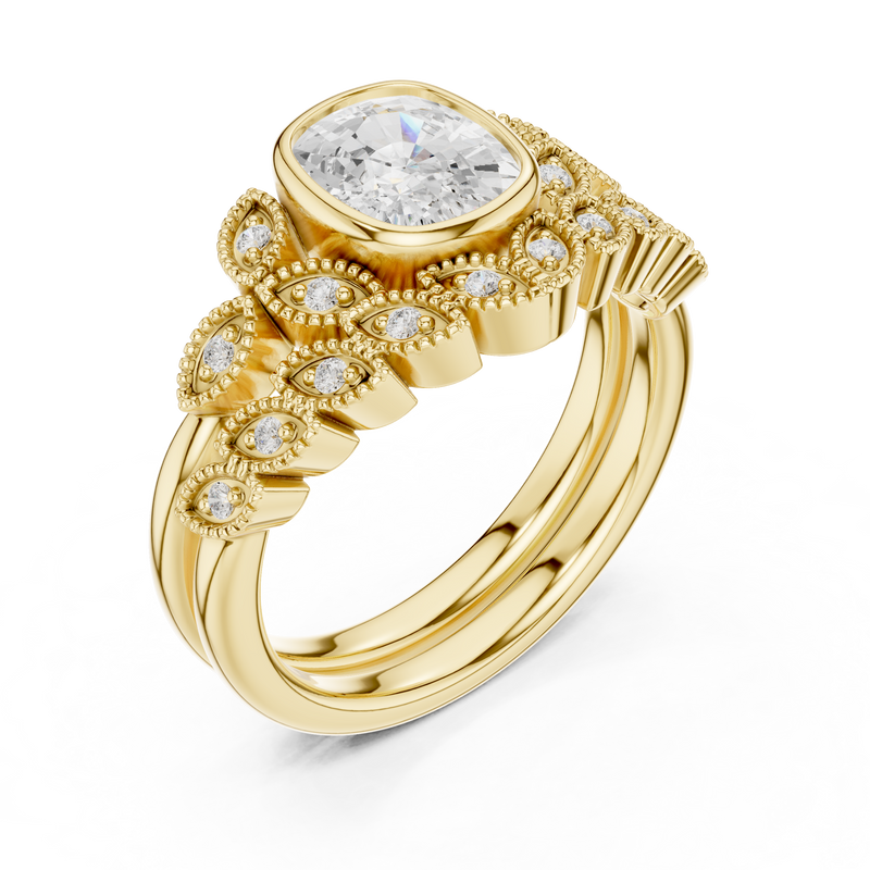Ladies Ring DDLR-290@7 - Yellow Gold - Image