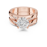 Ladies Ring DDLR-291@7 - Rose Gold - Image