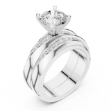 Ladies Ring DDLR-291@7 - White Gold - Image
