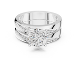 Ladies Ring DDLR-291@7 - White Gold - Image