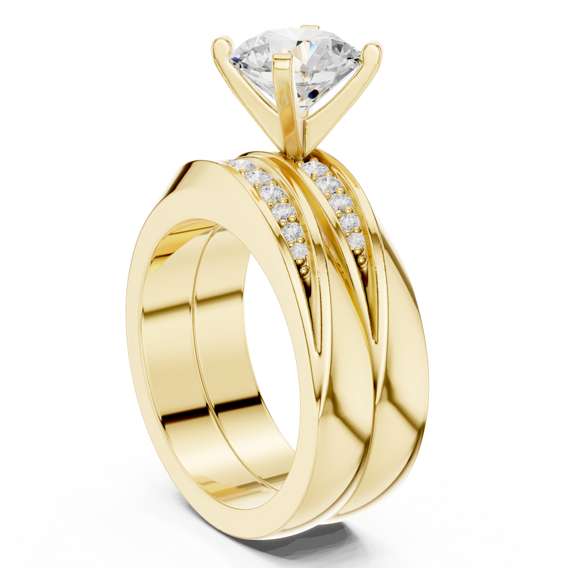 Ladies Ring DDLR-291@7 - Yellow Gold - Image