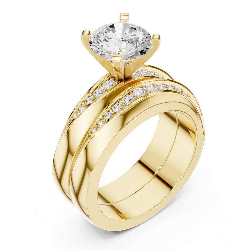 Ladies Ring DDLR-291@7 - Yellow Gold - Image
