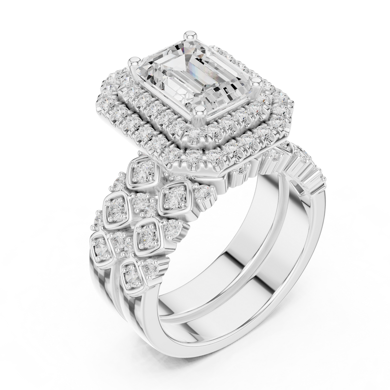 Ladies Ring DDLR-292@7 - White Gold - Image