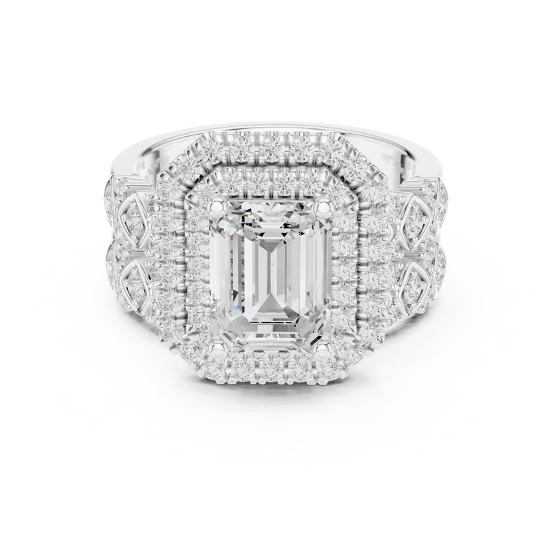 Ladies Ring DDLR-292@7 - White Gold - Image