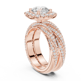 Ladies Ring DDLR-293@7 - Rose Gold - Image