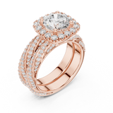 Ladies Ring DDLR-293@7 - Rose Gold - Image
