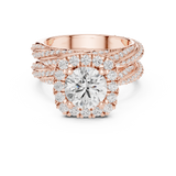Ladies Ring DDLR-293@7 - Rose Gold - Image