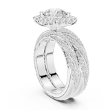 Ladies Ring DDLR-293@7 - White Gold - Image