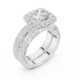 Ladies Ring DDLR-293@7 - White Gold - Image