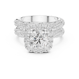 Ladies Ring DDLR-293@7 - White Gold - Image
