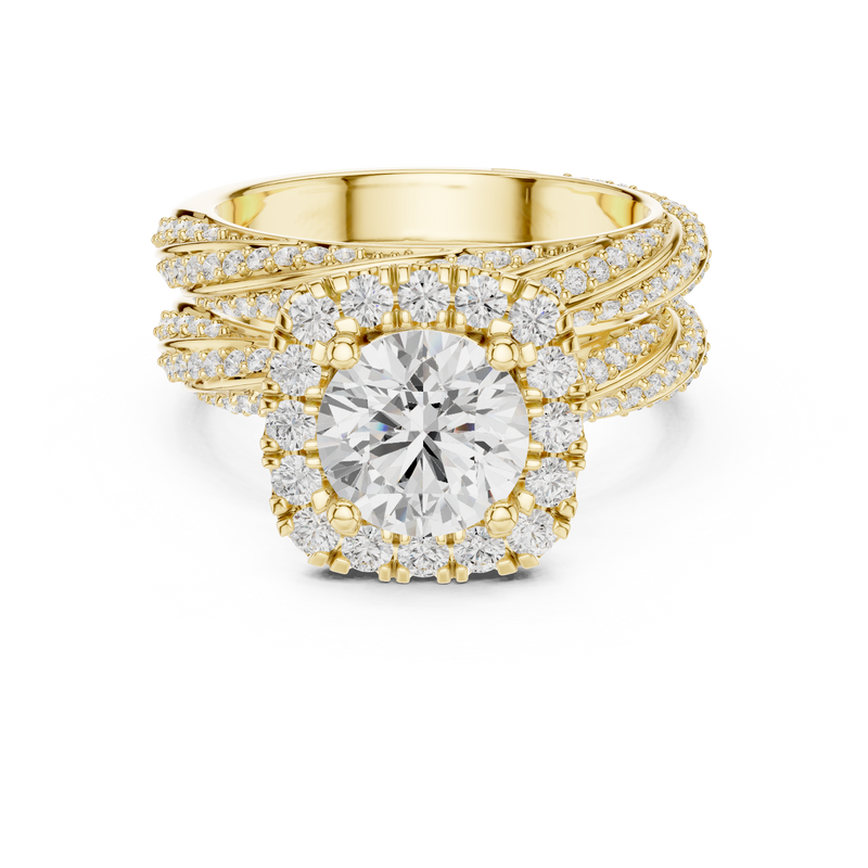 Ladies Ring DDLR-293@7 - Yellow Gold - Image