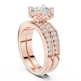 Ladies Ring DDLR-294@7 - Rose Gold - Image