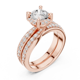 Ladies Ring DDLR-294@7 - Rose Gold - Image