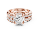 Ladies Ring DDLR-294@7 - Rose Gold - Image
