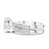 Ladies Ring DDLR-294@7 - White Gold - Image
