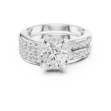 Ladies Ring DDLR-294@7 - White Gold - Image