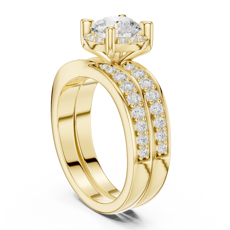 Ladies Ring DDLR-294@7 - Yellow Gold - Image