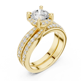 Ladies Ring DDLR-294@7 - Yellow Gold - Image