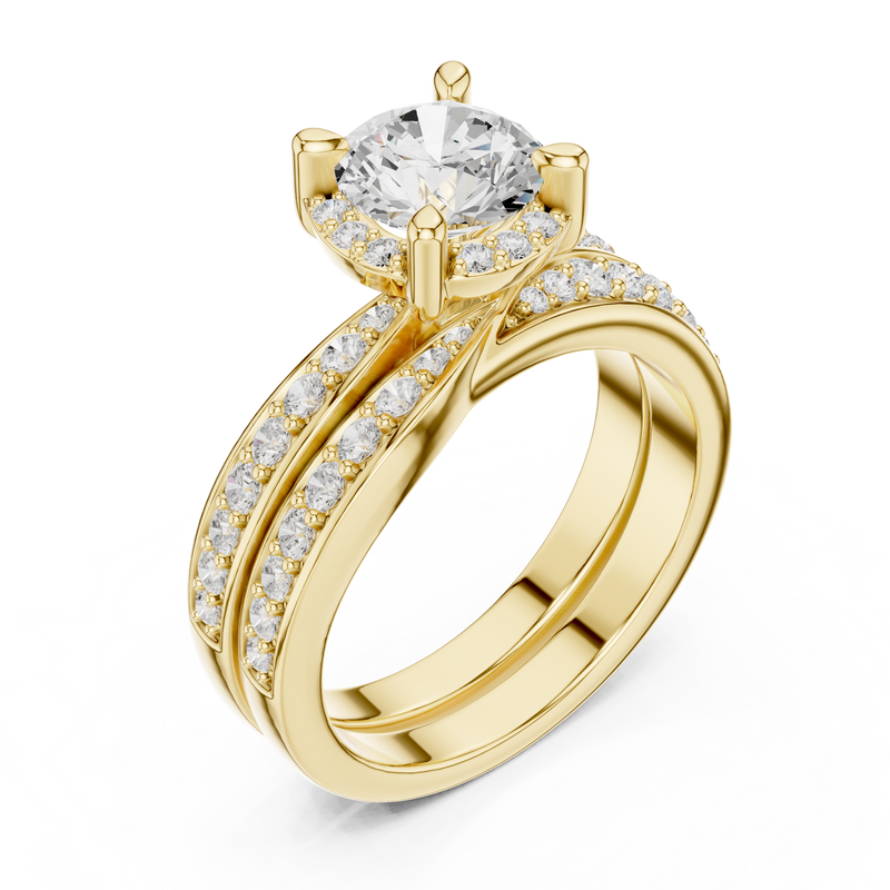 Ladies Ring DDLR-294@7 - Yellow Gold - Image