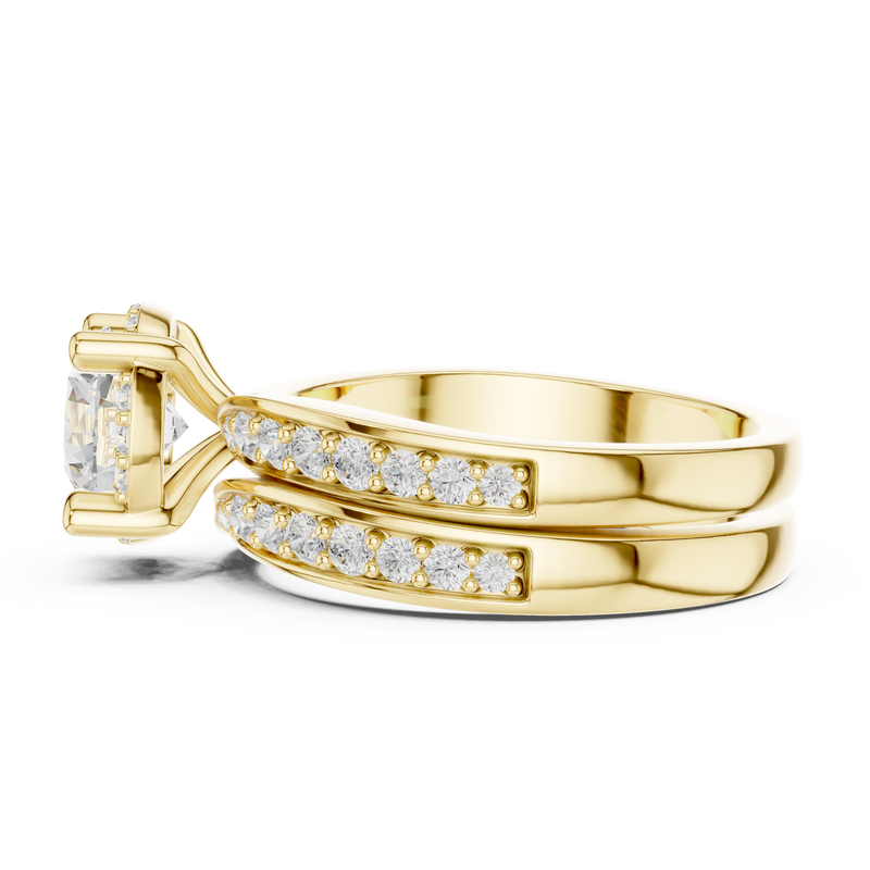 Ladies Ring DDLR-294@7 - Yellow Gold - Image