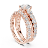 Ladies Ring DDLR-295@7 - Rose Gold - Image