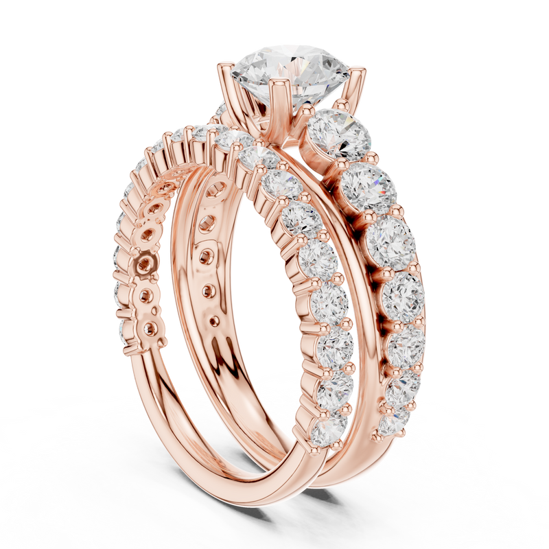 Ladies Ring DDLR-295@7 - Rose Gold - Image