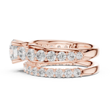 Ladies Ring DDLR-295@7 - Rose Gold - Image
