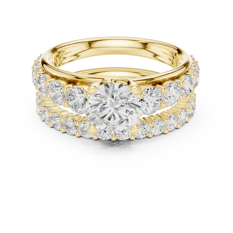 Ladies Ring DDLR-295@7 - Yellow Gold - Image