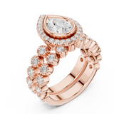 Ladies Ring DDLR-296@7 - Rose Gold - Image