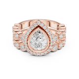Ladies Ring DDLR-296@7 - Rose Gold - Image