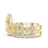 Ladies Ring DDLR-296@7 - Yellow Gold - Image