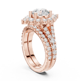Ladies Ring DDLR-297@7 - Rose Gold - Image