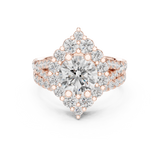 Ladies Ring DDLR-297@7 - Rose Gold - Image