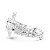 Ladies Ring DDLR-297@7 - White Gold - Image