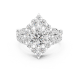 Ladies Ring DDLR-297@7 - White Gold - Image