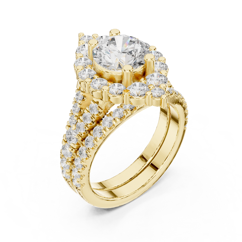 Ladies Ring DDLR-297@7 - Yellow Gold - Image