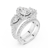 Ladies Ring DDLR-298@7 - White Gold - Image