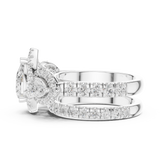 Ladies Ring DDLR-298@7 - White Gold - Image