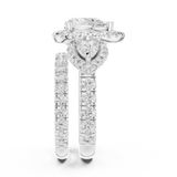 Ladies Ring DDLR-298@7 - White Gold - Image
