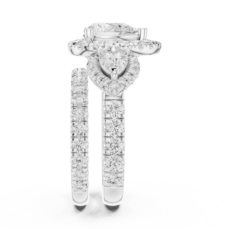 Ladies Ring DDLR-298@7 - White Gold - Image