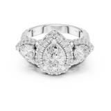 Ladies Ring DDLR-298@7 - White Gold - Image