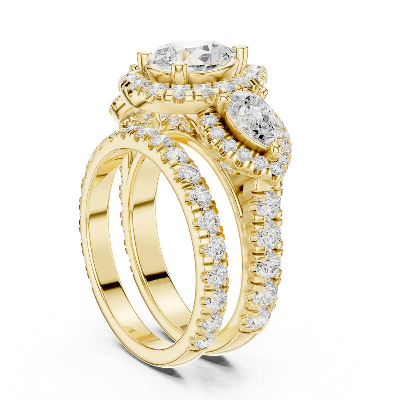 Ladies Ring DDLR-298@7 - Yellow Gold - Image