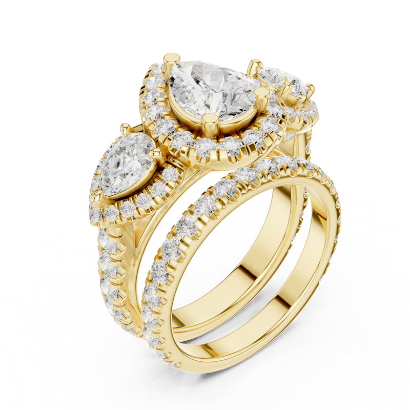 Ladies Ring DDLR-298@7 - Yellow Gold - Image
